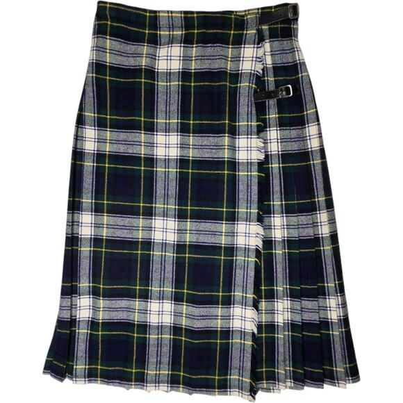 Moffat Weavers Plaid Long Wool Kilt Made in Scotland Vintage 16 Read Measurement - Picture 1 of 8